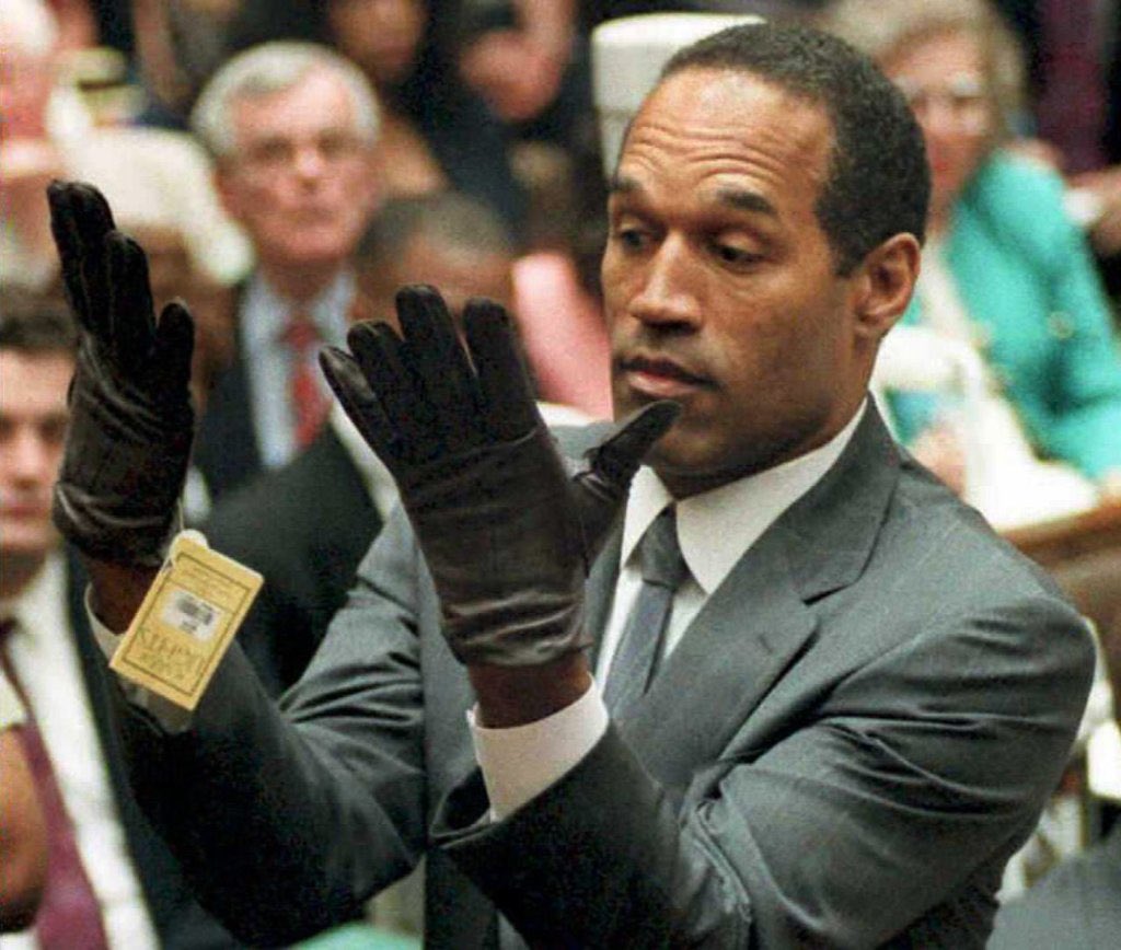 One of the reasons the gloves didn't fit O.J. Simpson is that he stopped taking medication for his arthritis which led to his hands becoming swollen.