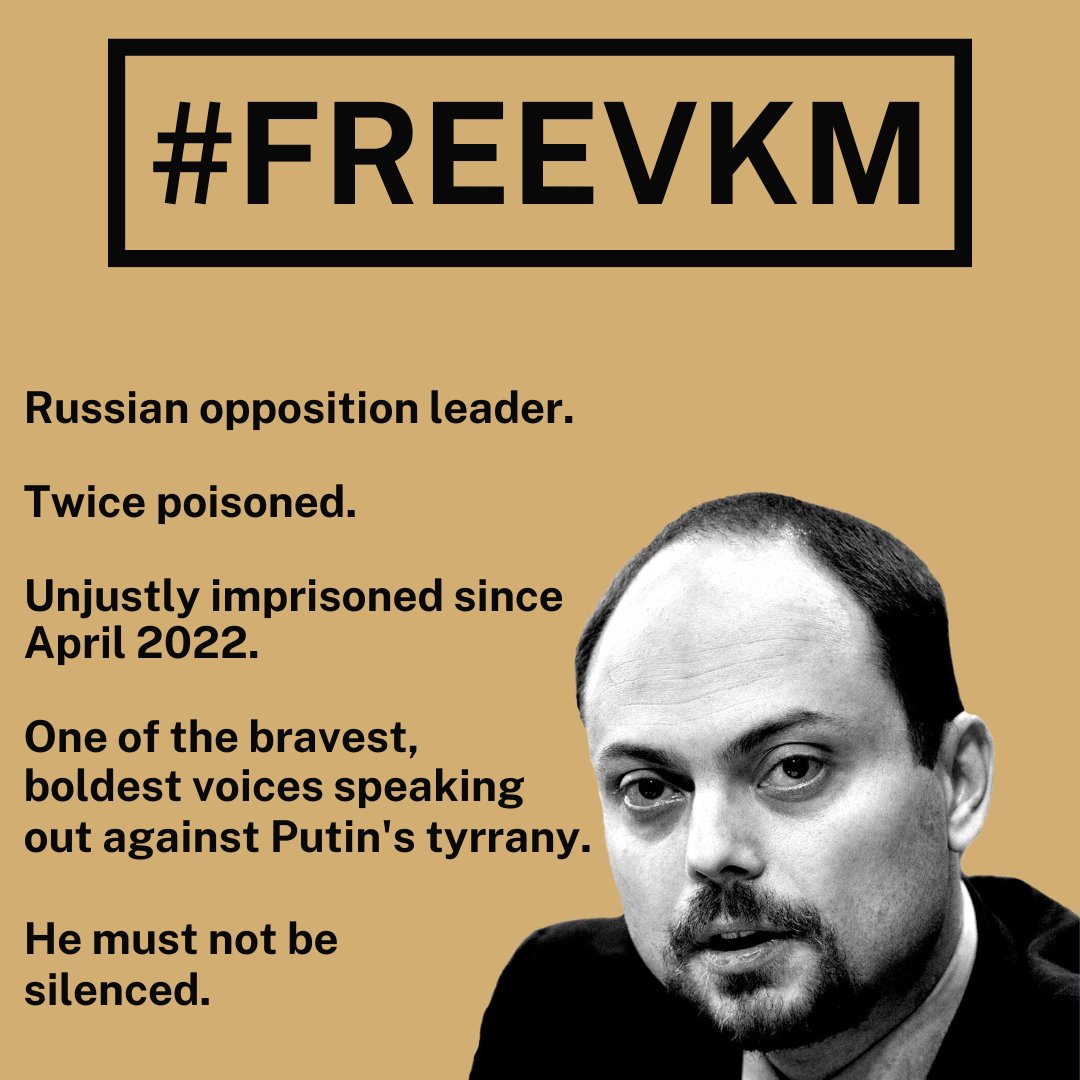 Today is the 2-year anniversary of the unjust imprisonment of @vkaramurza. To mark this somber day, we are re-releasing our podcast episode featuring Vladimir, 'The Democracy Activist Putin Wants Dead.' Please listen & join us in calling for his release. thekeeper.lantosfoundation.org/1618660/148710…