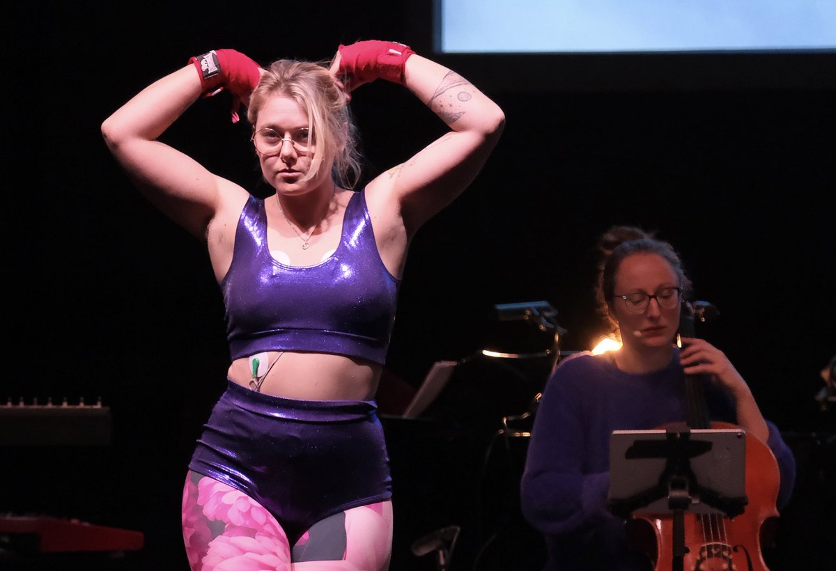 Join artist @LJBcomposer for an electrifying performance in ‘ADVERT’, as she confronts the struggle between projecting a curated self & yearning for authenticity.⚡️ Witness her exploration unfold on stage, featuring a captivating live tattoo session!! 💉 newmusicdublin.ie/advert