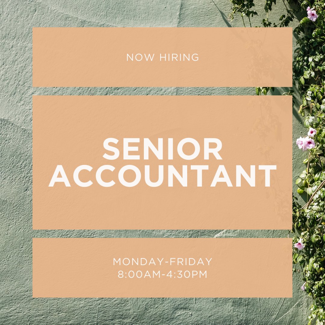 #Hiring Senior Accountant in Portland area! $35-$42 Hourly + M-F 8am-4:30pm😎Contact Nick at 503.212.0008 + nick@emeraldstaffing.com to learn more!
#accounting #careers #goals #success #local #recruiting #staffing #portland #oregon #pnw #pdxjobs #pdx #pdxnow