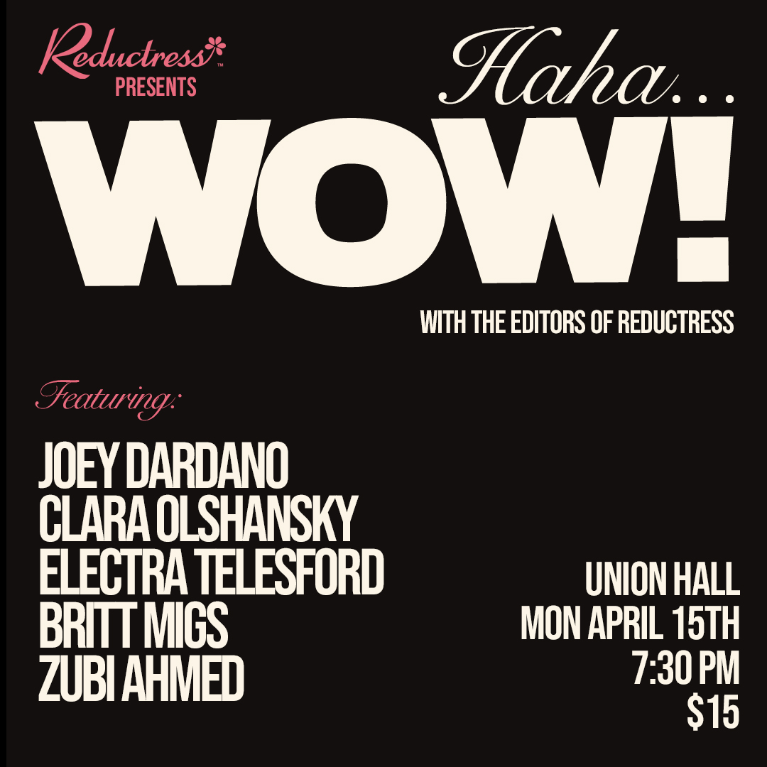 Haha...Wow is BACK this Monday with the editors of Reductress and our favorite comics - get tickets now: bit.ly/3UfoaZU