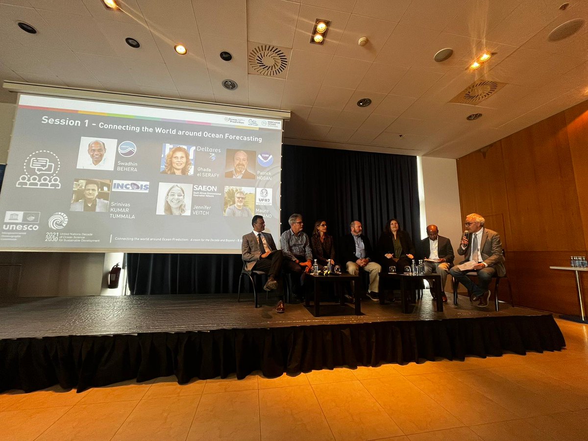 Dr. Jenny Veitch (Egagasini) contributed to the panel discussion, 'Connecting the world around forecasting' @UNOceanDecade in Barcelona. @dsigovza @NRF_News @IocUnesco