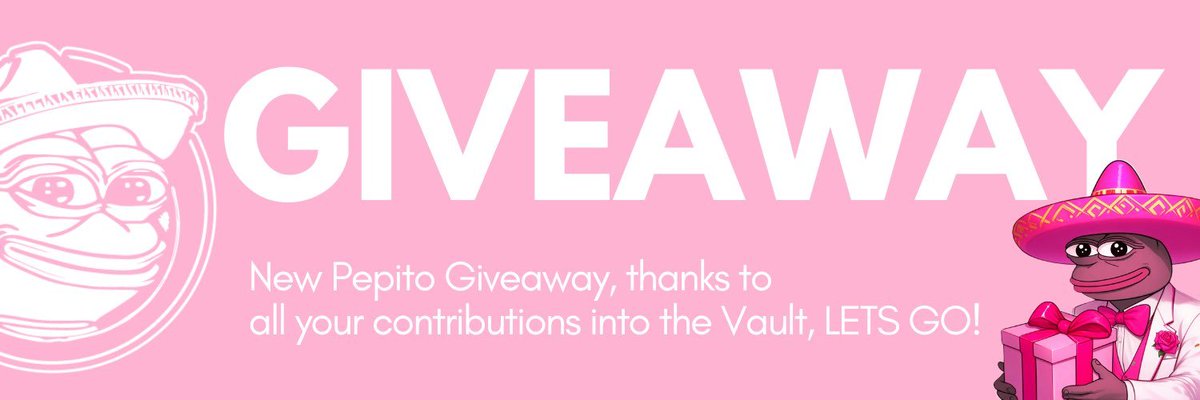 PEPITO (@pepitolyx) on Twitter photo Vault giveaway #1
HUGE giveaway for the PEPITO community featuring 2 fantastic prizes, made possible by the community vault.🐸🏦
- <a href="/chillwhales/">chillwhales</a> #8773 -contributed by <a href="/LuksoCat/">LuksoCat ⏣</a>
* $PEPITO holder exclusive *
-<a href="/universalpunx/">Universal PunX</a> #2164 - contributed by <a href="/RedBrick_eth/">Red₿rick.eth</a>
Info Below ⬇️ Vault giveaway #1
HUGE giveaway for the PEPITO community featuring 2 fantastic prizes, made possible by the community vault.🐸🏦
- <a href="/chillwhales/">chillwhales</a> #8773 -contributed by <a href="/LuksoCat/">LuksoCat ⏣</a>
* $PEPITO holder exclusive *
-<a href="/universalpunx/">Universal PunX</a> #2164 - contributed by <a href="/RedBrick_eth/">Red₿rick.eth</a>
Info Below ⬇️