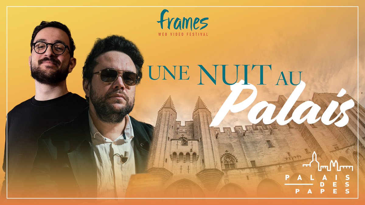 Salut on sera SEULS dans un palais des papes incroyable, le plus grand palais medieval du MONDE, grace au <a href="/FramesAvignon/">FRAMES Web Video Festival</a> avec ANTOINE D....
J'ai trop hate de continuer a visiter des lieux culturels avec vous et c'est ce DIMANCHE a 22h!!!!