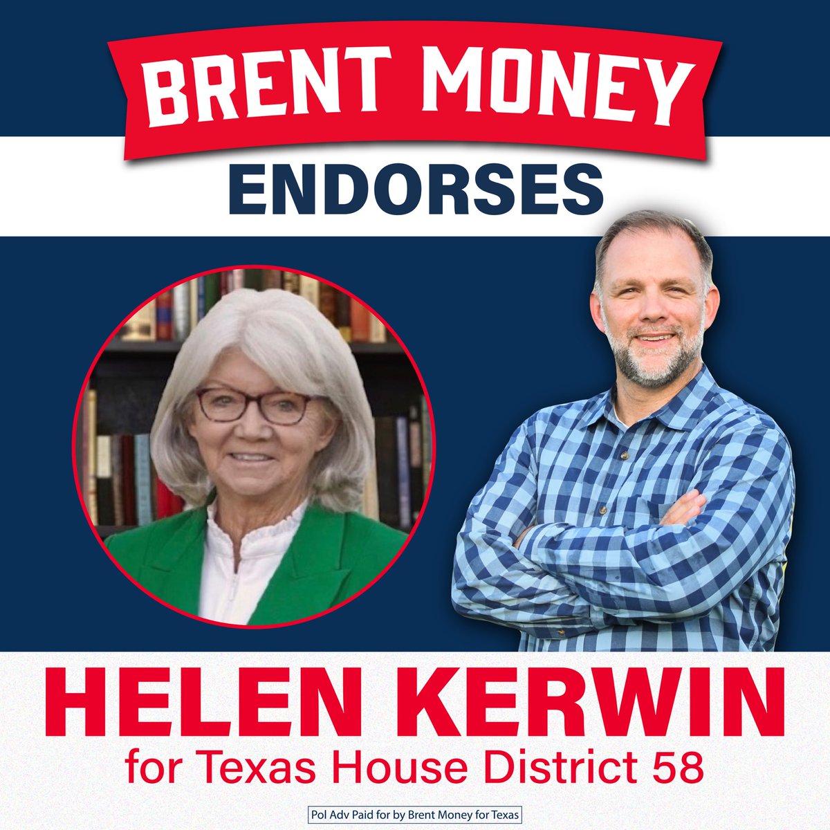 I’m happy to endorse @HelenKerwin4TX, who has signed the #ContractWithTexas! She will help reform the Texas House so that we can deliver border security, election integrity, and educational freedom to the people of Texas!