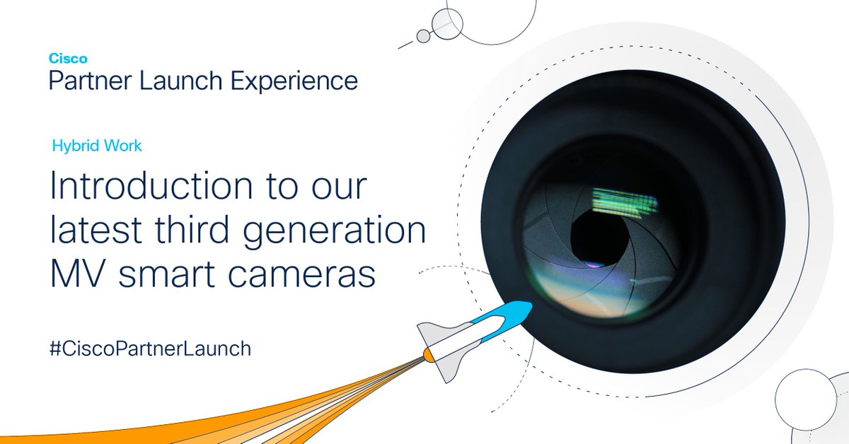 📸 Elevate your security with Cisco's 3rd Gen MV Smart Cameras! Cutting-edge analytics, superior image quality, and smarter safety features are here👏! 

Check the session in the #CiscoPartnerLaunch Experience👉 cs.co/6015womZl