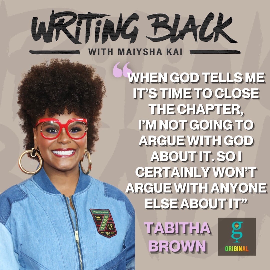 Everyone’s favorite, @IamTabithaBrown didn’t hold back when discussing how to deal with friendships that no longer serve you. Listen to her full #WritingBlack convo at the link in our bio! @maiysha @theGrio #TabithaBrown #IDidANewThing #NewBook #Friendship