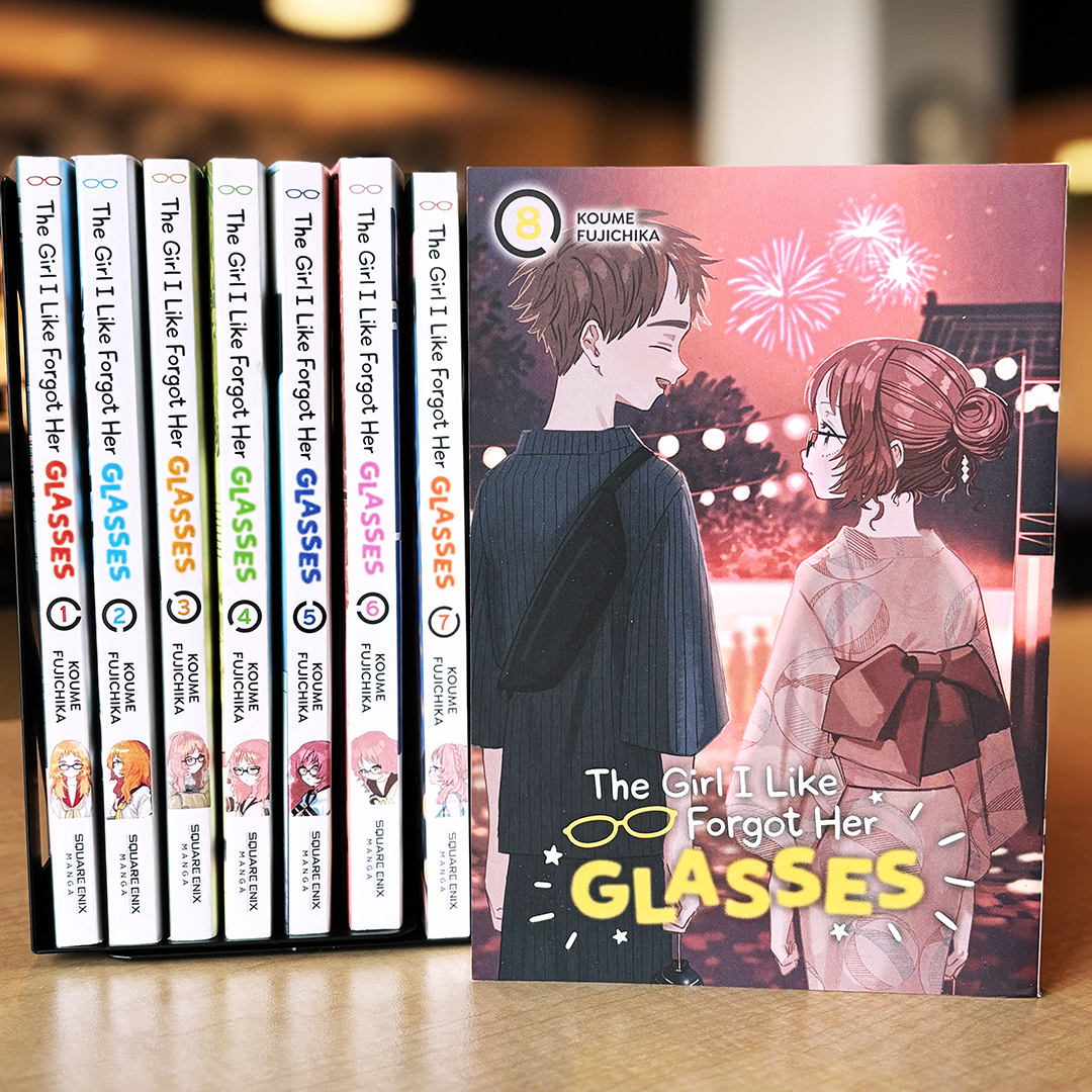 🎆 The Girl I Like Forgot Her Glasses, vol. 8 is on sale now! 🎆 Mie and Komura can't stay away from each other even outside of school! A festival marks the end of summer, but what will the future hold after middle school?