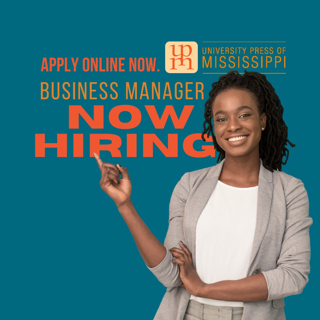 UPM is now hiring a Business Manager! For more info, please visit: upress.state.ms.us/Careers/Busine… 🌟 Join the dream team behind UPM! 💼 We're on the hunt for a driven Business Manager to help our growth and success. 🚀 #NowHiring #BusinessManagerOpportunity #JoinOurTeam