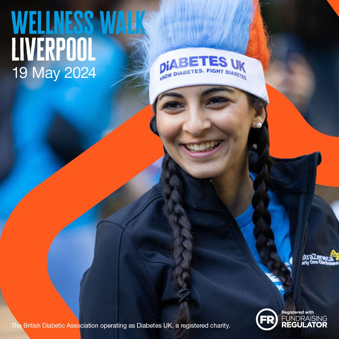 We're looking forward to Liverpool hosting its first @DiabetesUK Wellness Walk on 19 May! An 8 mile circuit around some of the city’s best known sights, promoting wellbeing while raising vital funds. Registration for the walk is now open - Find out more: wellness-walk.diabetes.org.uk/find-a-walk/li…