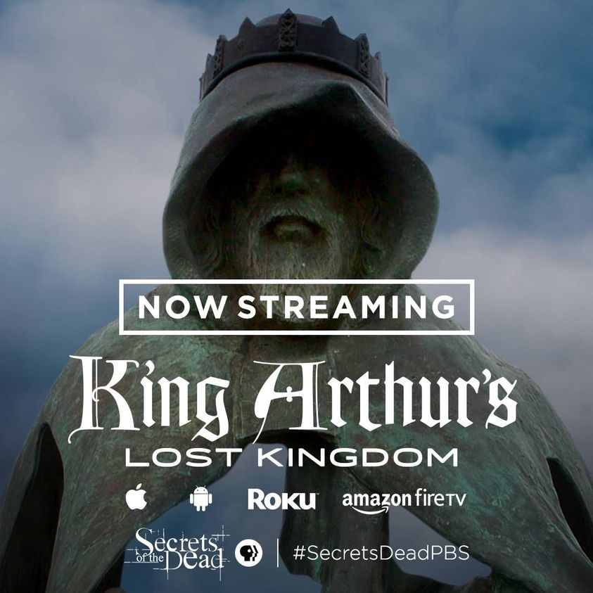 Discover the beginning of the legend of King Arthur. Stream 'King Arthur's Lost Kingdom' now: to.pbs.org/2HUJUoY #SecretsDeadPBS