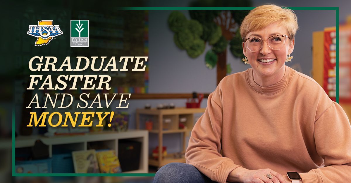 Where can you graduate faster and save money? Only at @IvyTechCC! Graduate in 2 years or less. Enjoy Indiana’s most affordable tuition. And over 75% of students are awarded financial aid. What are you waiting for? Apply now at IvyTech.edu.