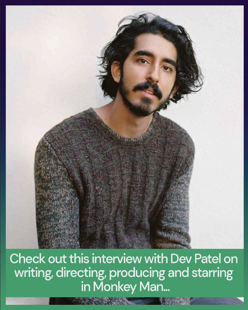 Dev Patel faced many set backs while making Monkey Man including broken bones, losing crew, Covid and filming scenes on an iPhone. Check out the interview clip here:
youtube.com/watch?v=GEy7Oi…

#newfilm #cinema #iPhone #DevPatel #directing #acting #interview #crew