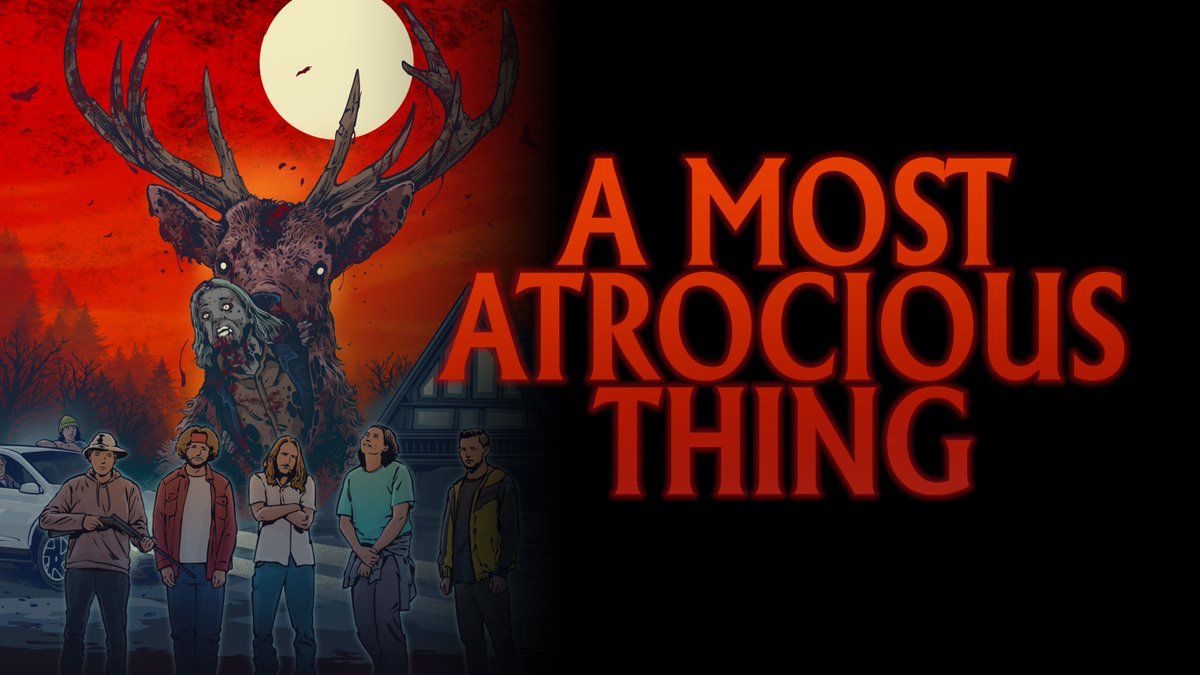 Watch Now on Kinema Highlight: 'A Most Atrocious Thing' Oh deer! Five friends embark on a graduation trip at a remote cabin. But, after inadvertently eating tainted deer meat, friends become foes in this horror-comedy. Watch now or host a screening at kinema.com/films/a-most-a…!