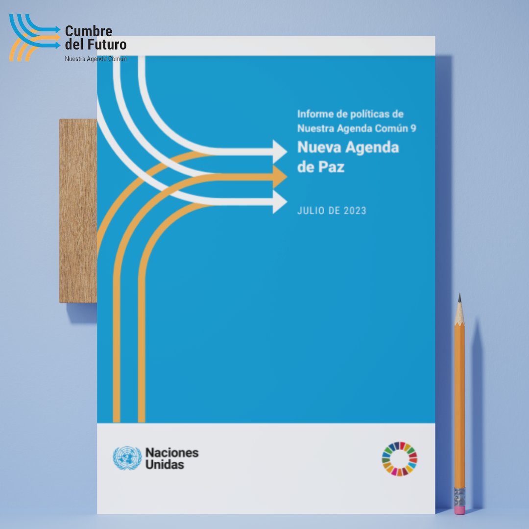 🌍 Acción colectiva para promover la paz y prevenir conflictos. El noveno informe de políticas del Secretario General aborda soluciones para hacer más eficaz el sistema de seguridad colectiva. Léelo aquí: un.org/es/common-agen… #PactoParaElFuturo #CumbreDelFuturo