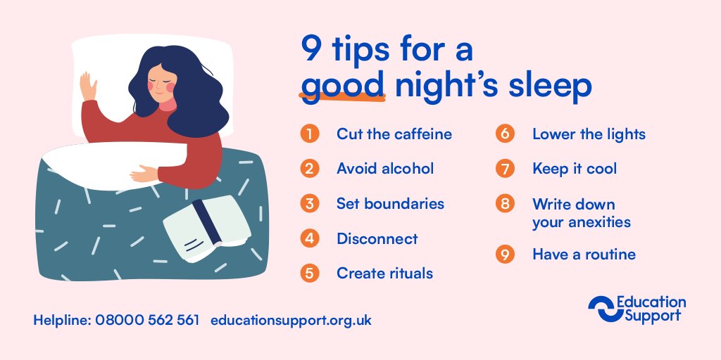 No school tomorrow 😏 Fancy a lie in? 😴 Stress and sleep are closely linked. Check out our resource for tips on how to get a good night's sleep 🤗 👉 ow.ly/SuXN50Rc57s #Teacherwellbeing #Stressawarenessmonth #Stressawarenessmonth2024 #Sleeptips #Sleep