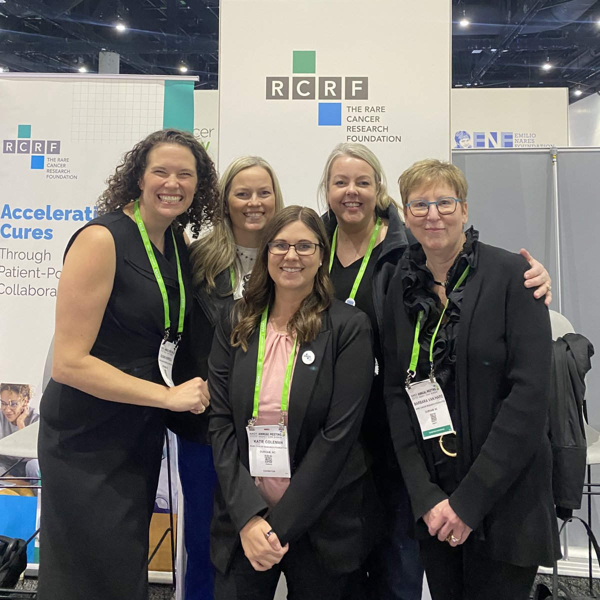 The RCRF team represented at the American Association for Cancer Research conference. We connected with brilliant researchers, spoke with people about the incredible rare cancer patient community, and were inspired by the talks and connections! #AACR24 #rarecancercommunity