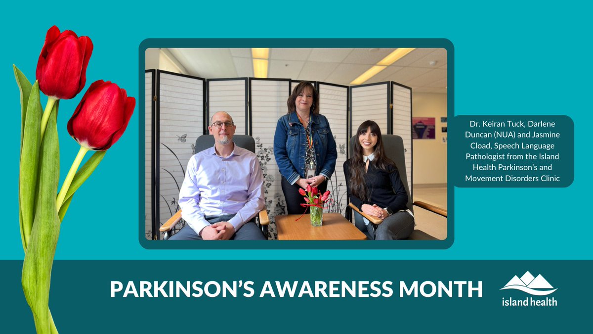 Today is Parkinson’s Awareness Day – part of an entire month to bring attention and support to the 17,500 British Columbians living with Parkinson’s disease (PD). Visit parkinson.bc.ca for resources, supports and more information. #Parkinsons #ParkinsonsAwareness