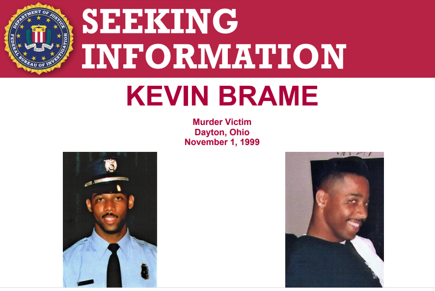 The #FBI offers a reward of up to $15,000 for info leading to the arrest of those involved in the murder of Kevin Brame, a 6-year-veteran of the Dayton Police Department who was shot and killed in front of a residence Dayton, Ohio, on November 1, 1999: fbi.gov/wanted/seeking…