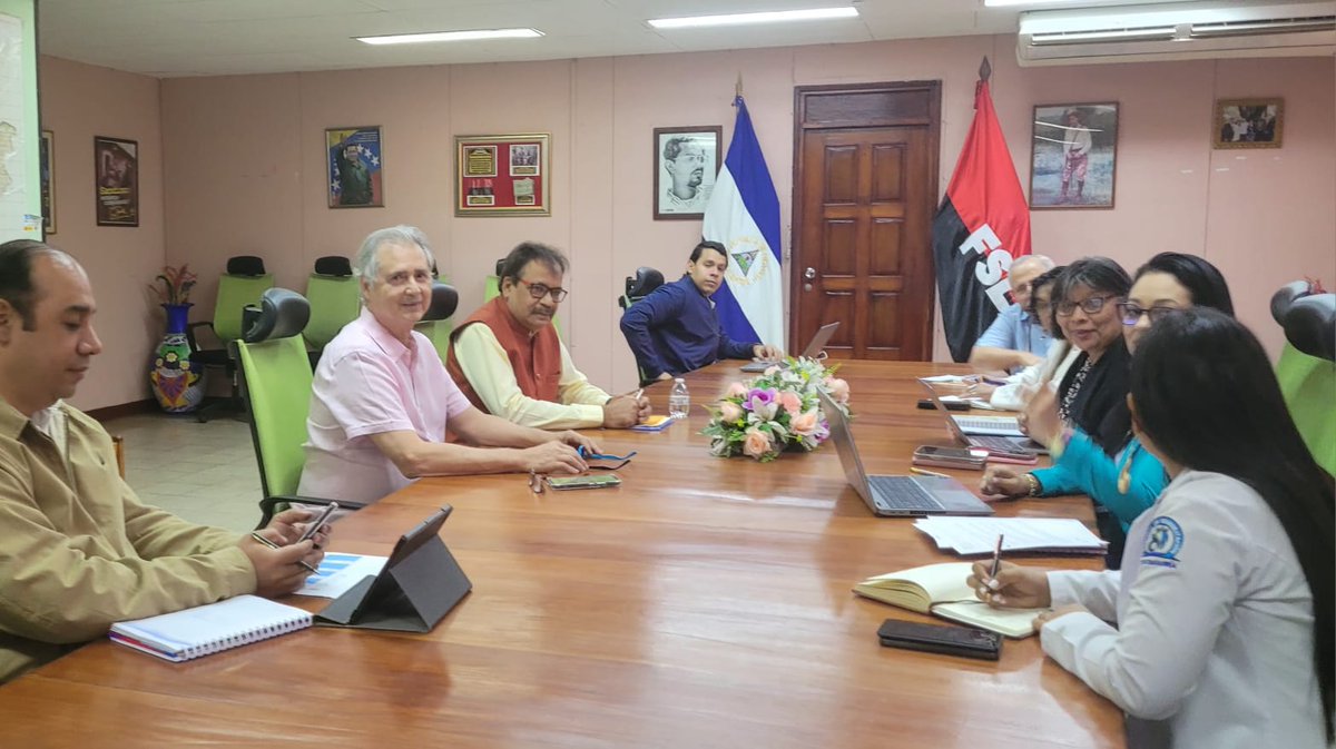 🇮🇳India Nicaragua 🇳🇮 || Vasudhaiv Kutumbakam || Head of Chancery Mr. Asim Kumar had a meeting with H.E. Ms. Martha Reyes Alvarez @MinsaNicaragua. They discussed at length a plan to organize a prosthesis camp @BmvssJaipurFoot at Managua for 400 amputees.