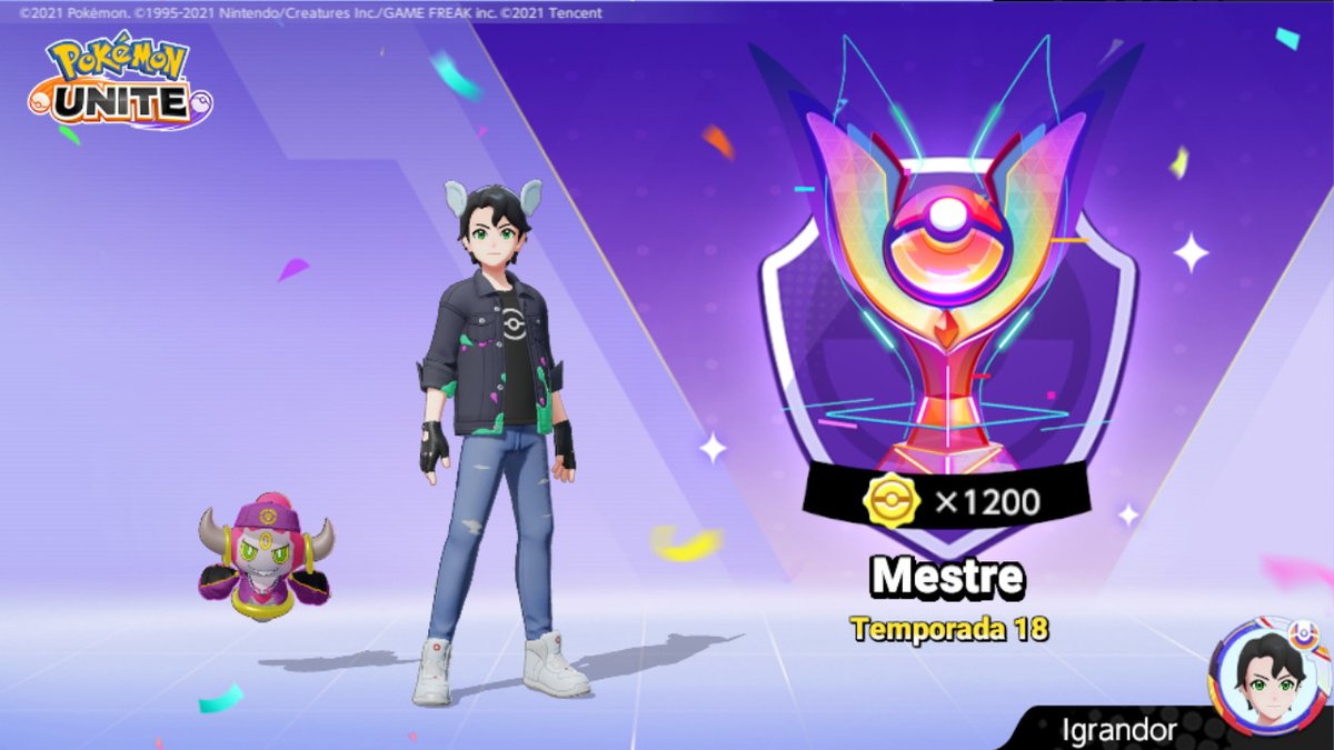 igrandor91's tweet photo. #PokemonUNITE #NintendoSwitch  finalmente...emorei nessa temp https://t.co/4xdF3qd4eU