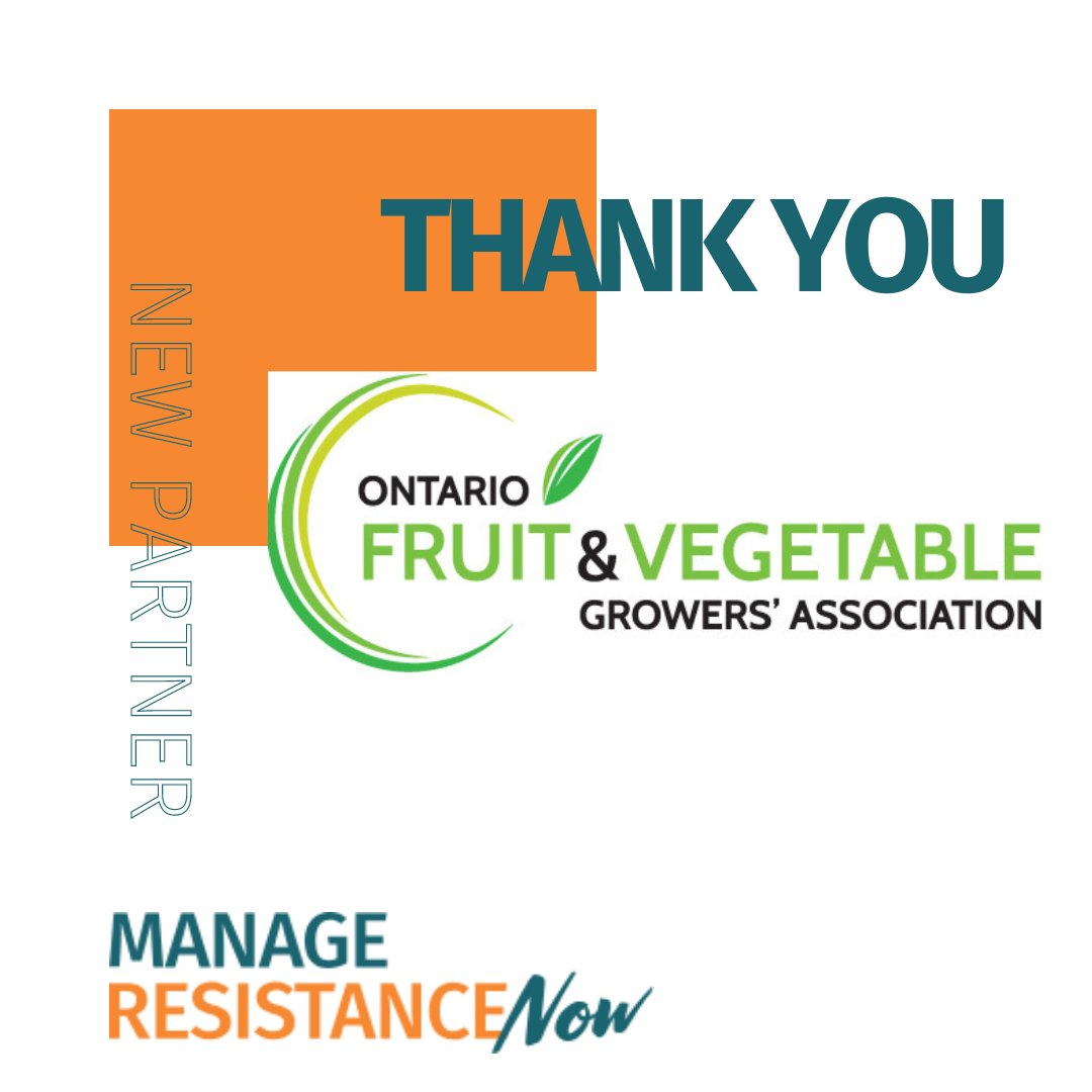 We want to welcome our newest Manage Resistance Now partner @OntFruitVeg. Check out all of our amazing partners here: ow.ly/sZGa50RegCZ