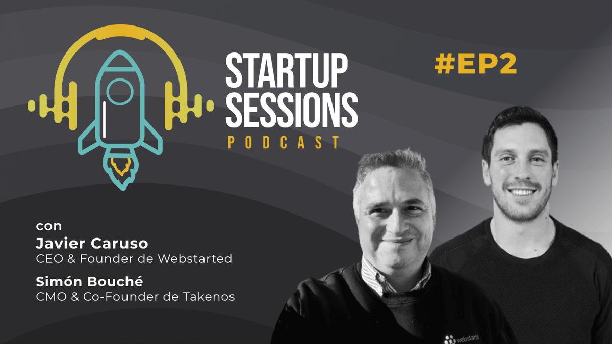 Startup Sessions #EP02 🚀

En este episodio Javier D. Caruso, CEO de Webstarted, y Simón Bouché, Co-Fundador de <a href="/TakenosApp/">Takenos 🌮</a>  nos hablan del mundo Fintech, nos introducen en los retos a los que se enfrentan las fintech. 🌮

Ya está disponible en:
🔴YouTube: youtube.com/watch?v=2H4wAL…