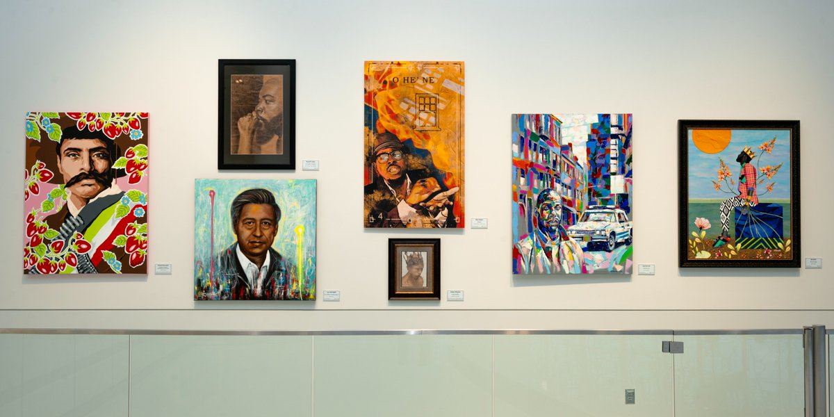 We love to showcase our art exhibits! A new display at our Yumi Hogan International Art Gallery, near Security Checkpoint D/E, features the work of 20+ artists. The 'hueMANity' exhibit is curated by the Black Art Today Foundation. #ArtAtBWI #art #MDOTscenes #airports