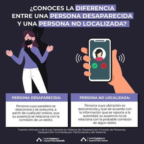 Ya no se dice “anda desaparecido” se dice “anda no localizado”. Anoten, no anden alarmando gente nomás por convivir.