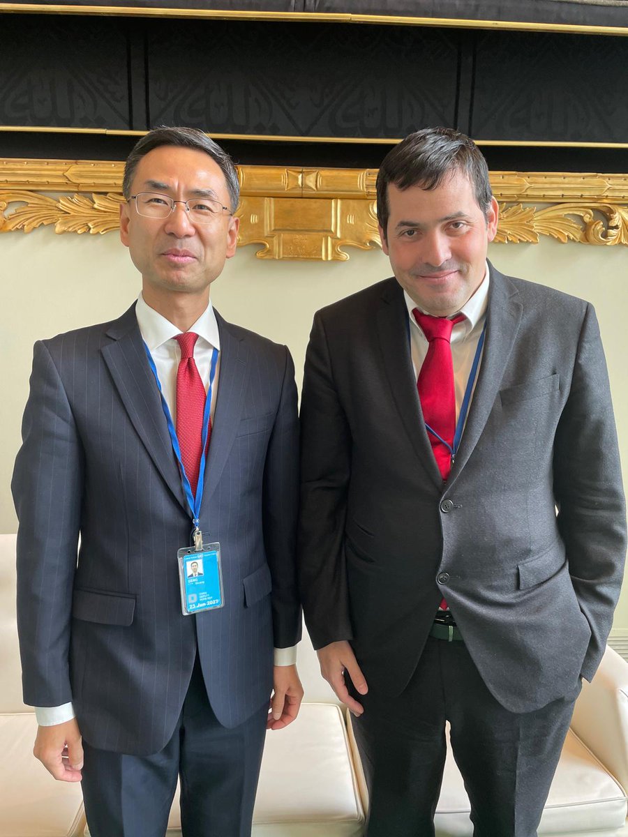 Ambassador Stevanović met with H.E. Mr. Geng Shuang, DPR of China to the UN. @Chinamission2un