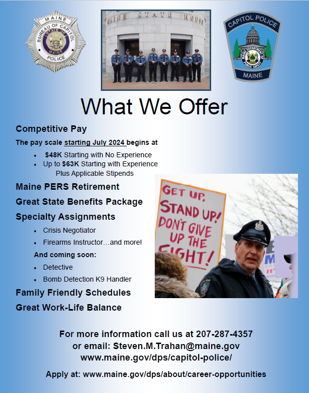 Maine Capitol Police tweet media