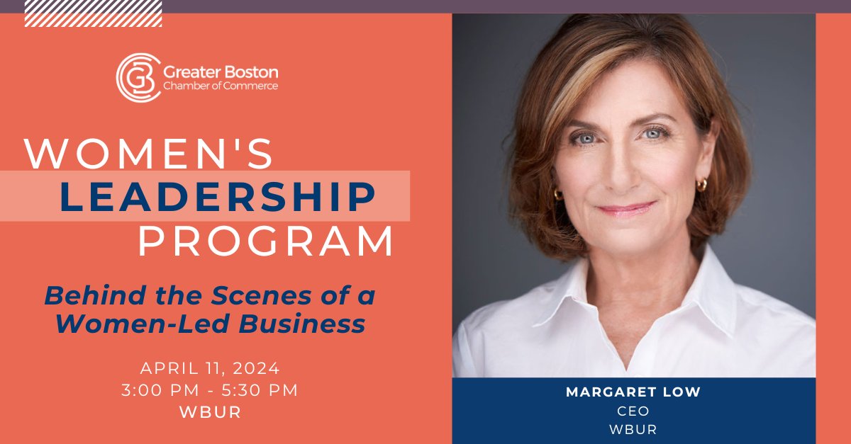 Thank you to WBUR for hosting this year’s Behind the Scenes of a Woman-Led Business as part of our Women’s Leadership Program. Being in conversation with Margaret Low, CEO at WBUR, is certainly a highlight of our year! Learn more: bostonchamber.com/programs/women…