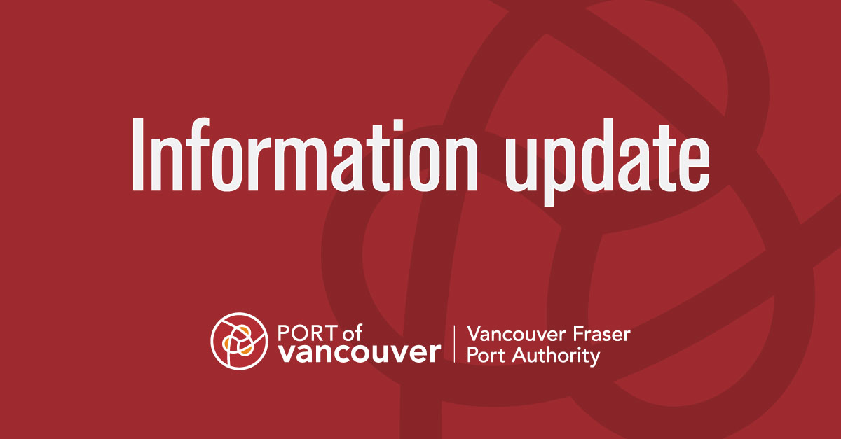 Port of Vancouver tweet media