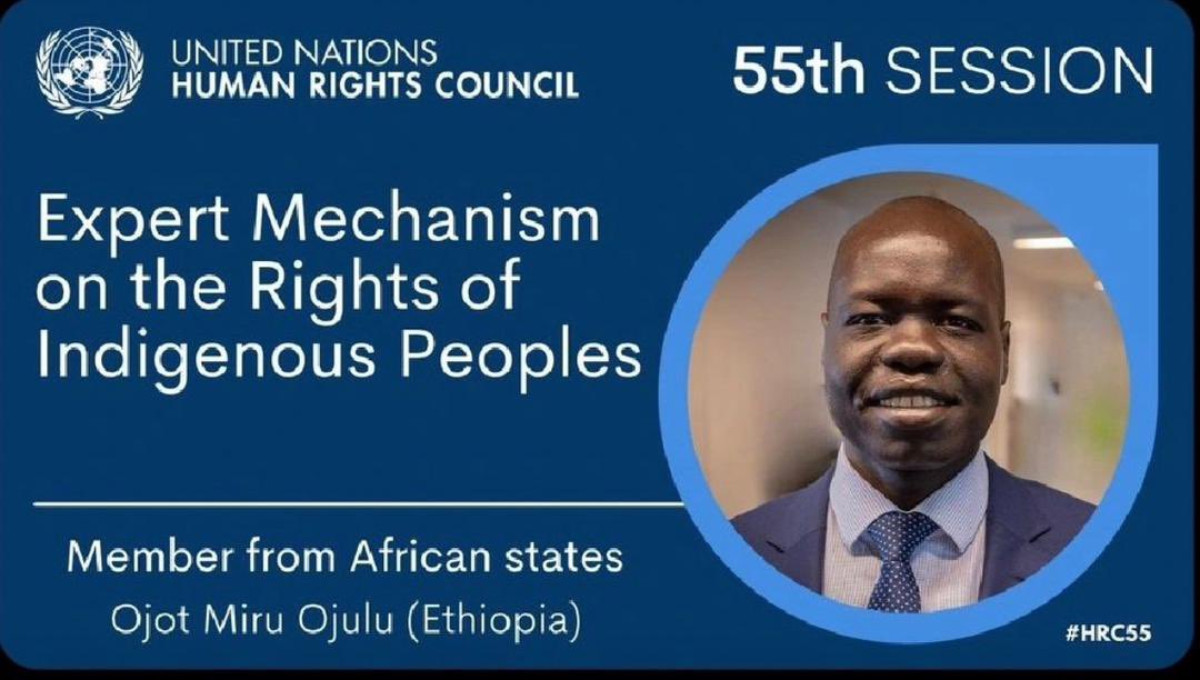 *HEARTFELT CONGRATULATIONS OJOT MIRU OJULU AS UN-INDEPENDENT EXPERT ON THE RIGHTS OF INDIGENOUS PEOPLE* THRDC extends its heartfelt congratulations to Hon. Ojot Miru Ojulu on his appointment by the UN Human Rights Council at its 55th regular session in Geneva. Ojot has been
