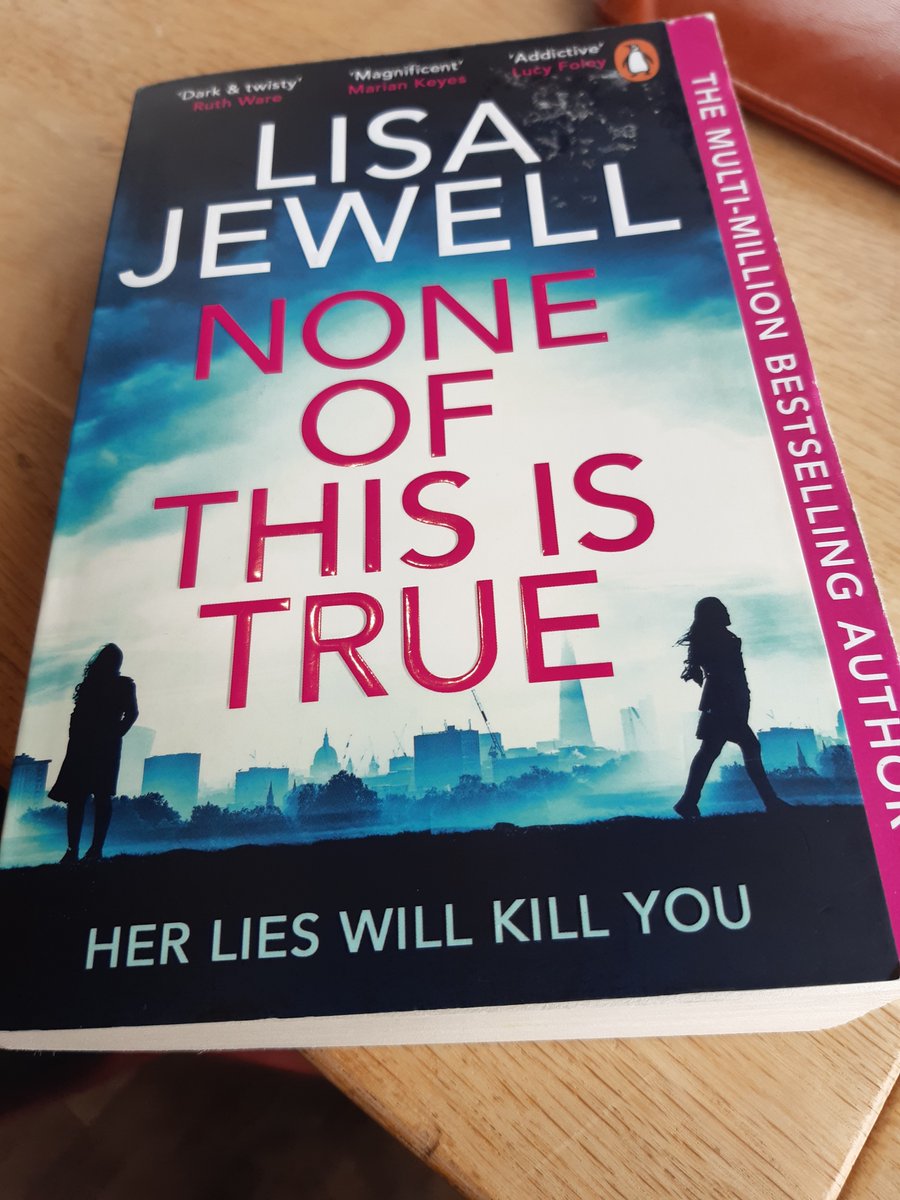 Just finished reading this by @lisajewelluk. Fantastically creepy and unsettling, but for me the genius was in the detail of a see-through poncho and a bread bag tie on a kitchen floor. Also, thank you for the note at the end about your uncertainty when writing it.