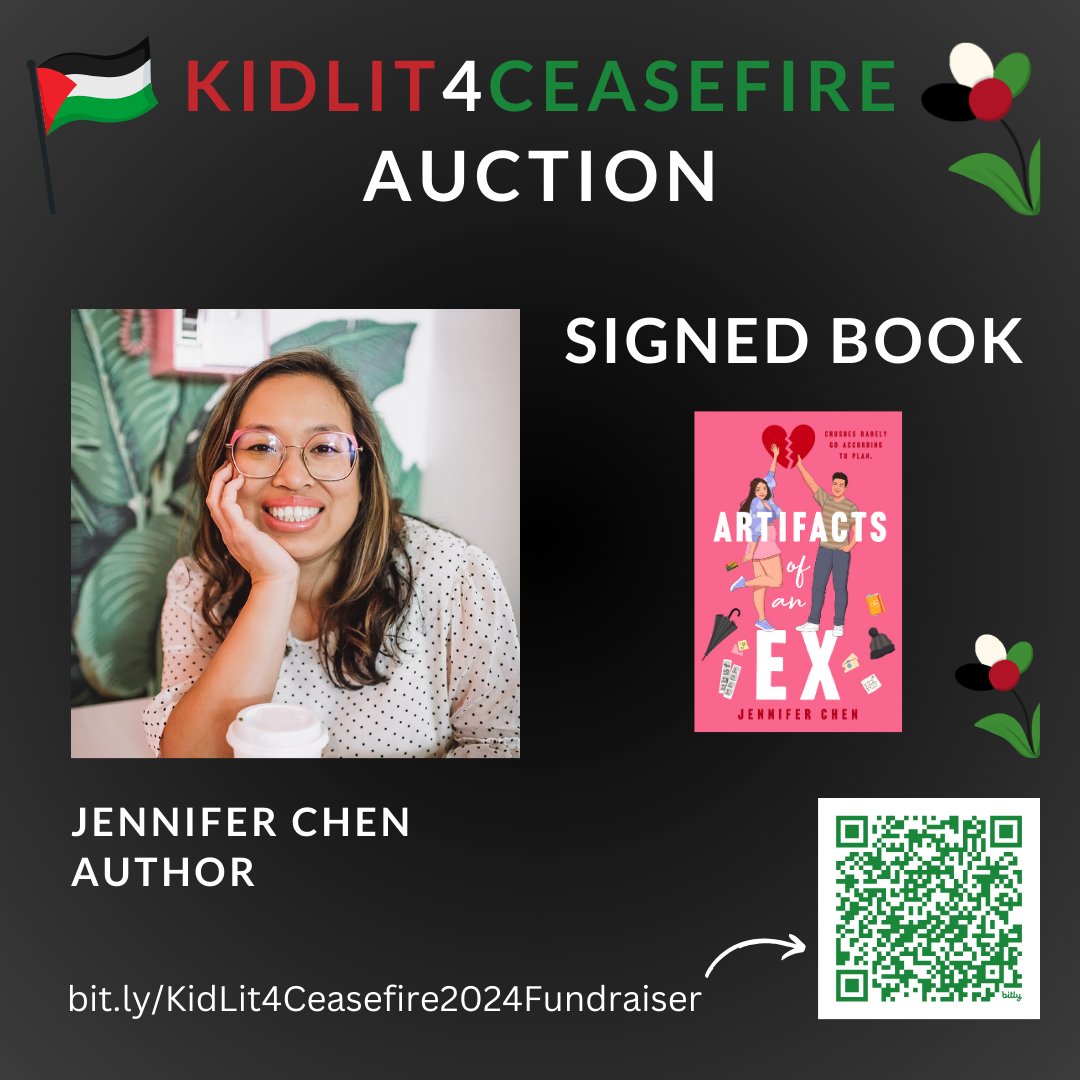 7 hours left & tons of great items to bid on! The #KidLit4Ceasefire donations from this fundraiser will go toward helping people in Gaza, Sudan, and Congo. A portion of it will also go toward the Little Miss Flint water national fundraiser. 32auctions.com/organizations/…