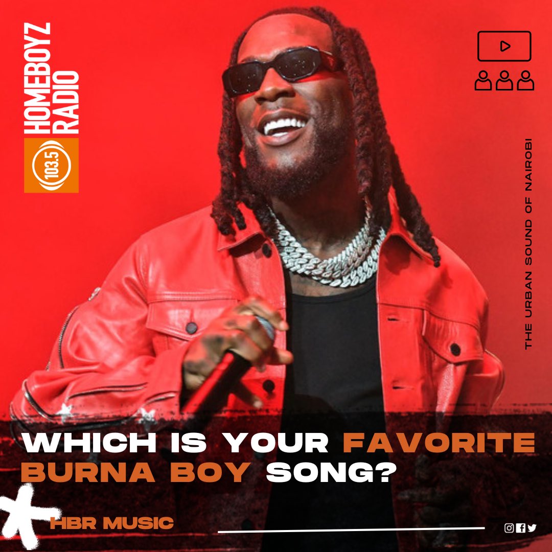 Which is your favorite by Burna Boy 🔥 #HBRMusic #UrbanCharts