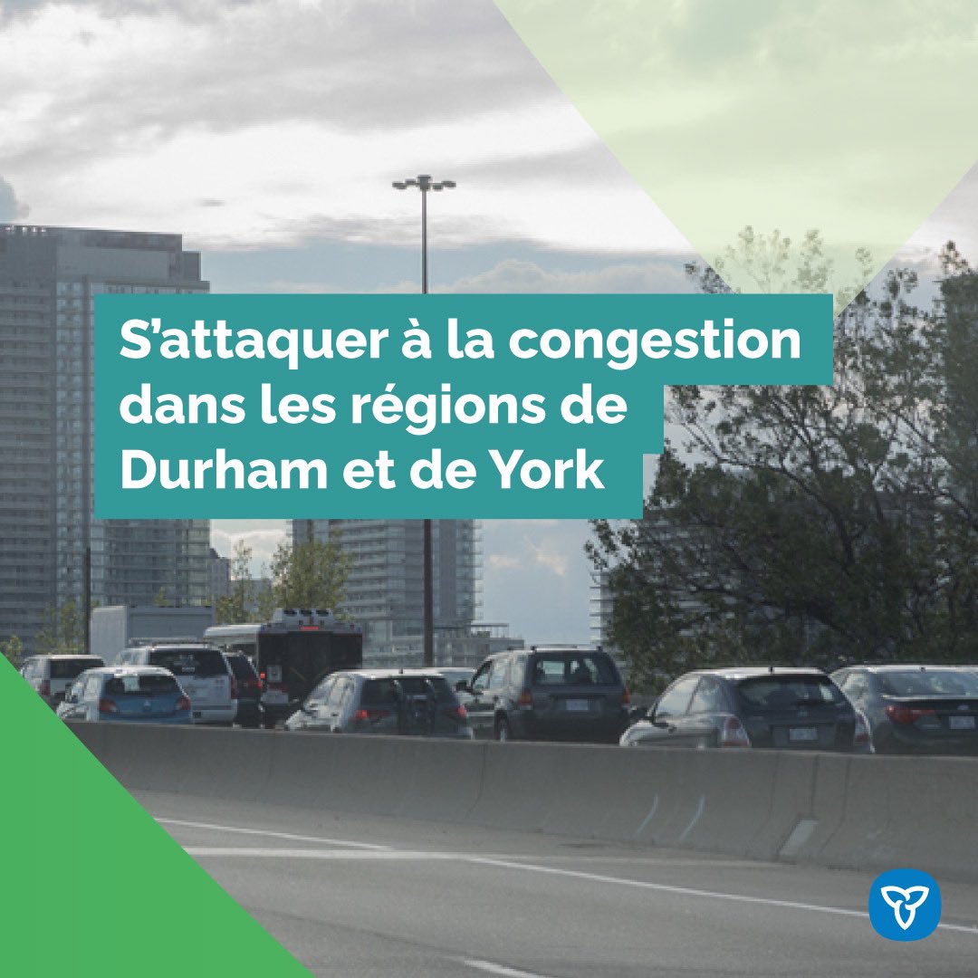 Les autres partis veulent rendre la vie difficile aux automobilistes. Nous pensons et agissons autrement. Sous le leadership du @fordnation, nous élargissons la route 7, entre le chemin Reesor à Markham et le chemin Brock à Pickering. Pour en savoir plus:…