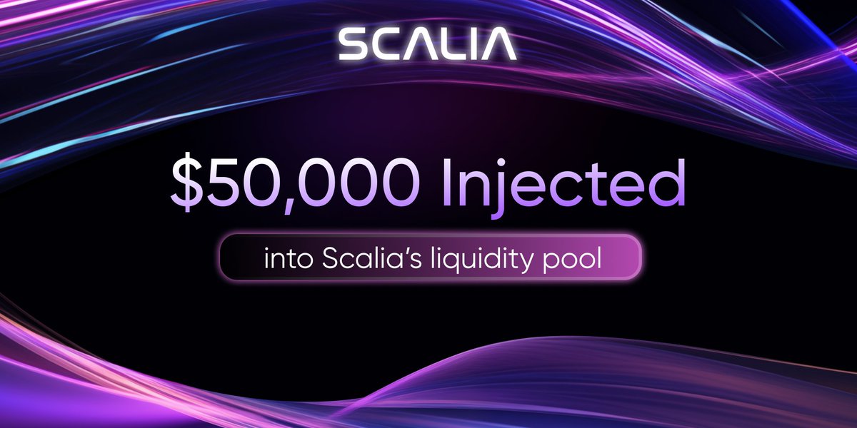 We have made a 10ETH buyback and to show support, an injection of $50,000 has now been implemented for Scalia Infrastructure! 

Further enhancing the strength of $SCALE as we aim to achieve big things for the DePin sector!

etherscan.io/tx/0x75a3b86b0…