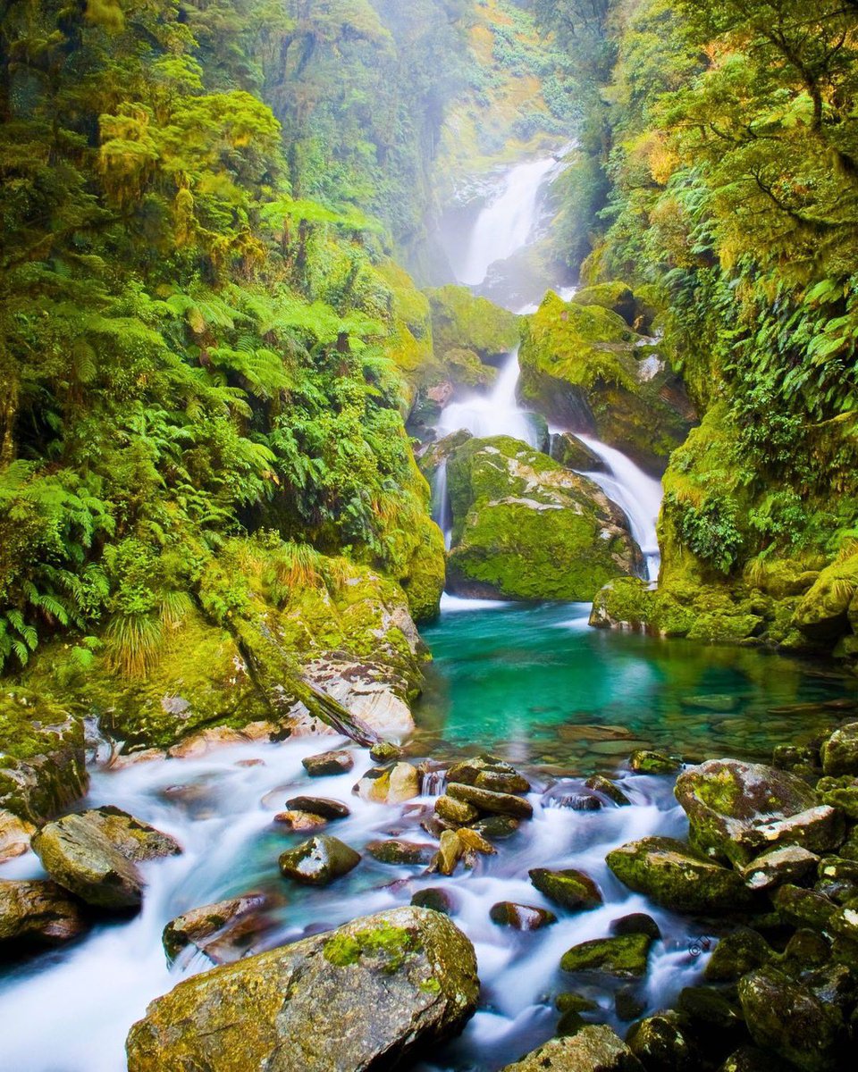 Mackay Falls in New Zealand. 🇳🇿 #thursdayvibes