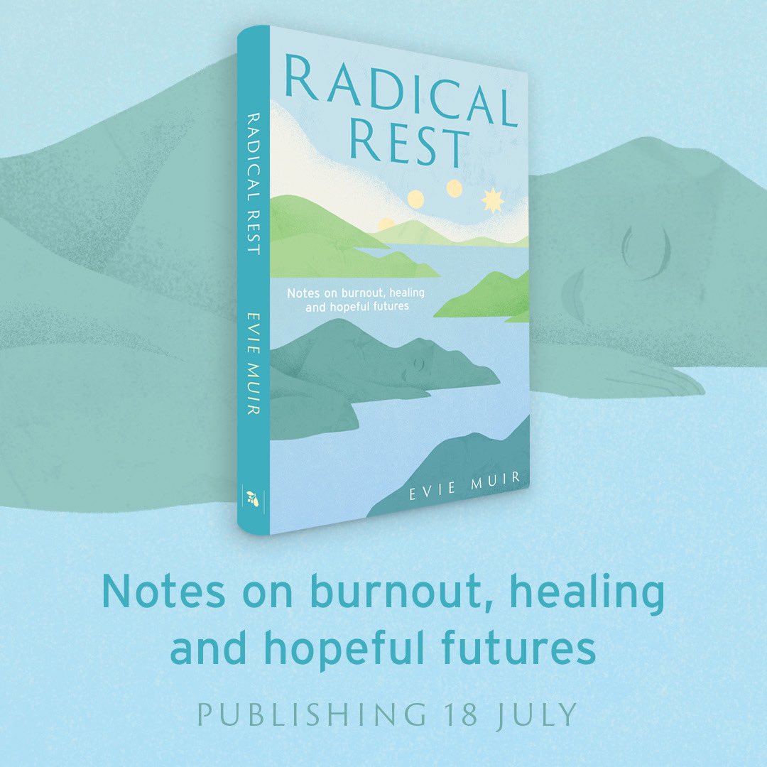 Instagram saw it first but… it’s cover reveal time! ☁️🌿RADICAL REST: Notes on burnout, healing and hopeful futures🌿☁️ Coming to bookshelves on the 18th July, and available to preorder now! Pinch me!