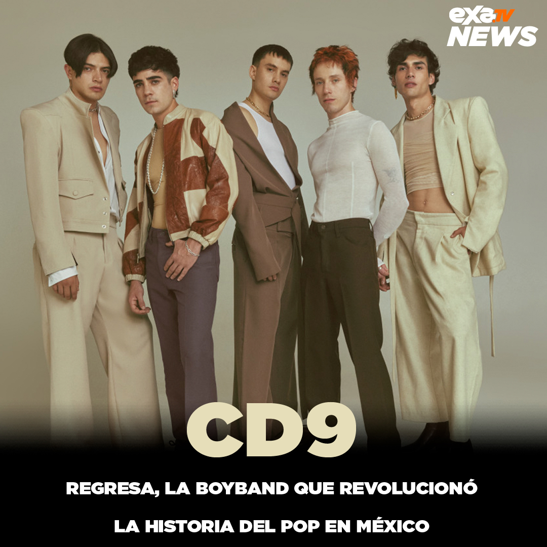 La boyband mexicana más importante de la última década: @cd9 regresa a los escenarios con una espectacular sorpresa. 😳 Visita Exa.tv para más información #CD9