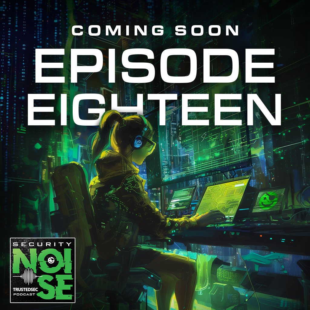 The new episode of #SecurityNoise drops tomorrow and we are excited to kick off a series about #InfoSecCareers! This week, we are discussing the more traditional route. Listen and subscribe wherever you get your #podcasts!