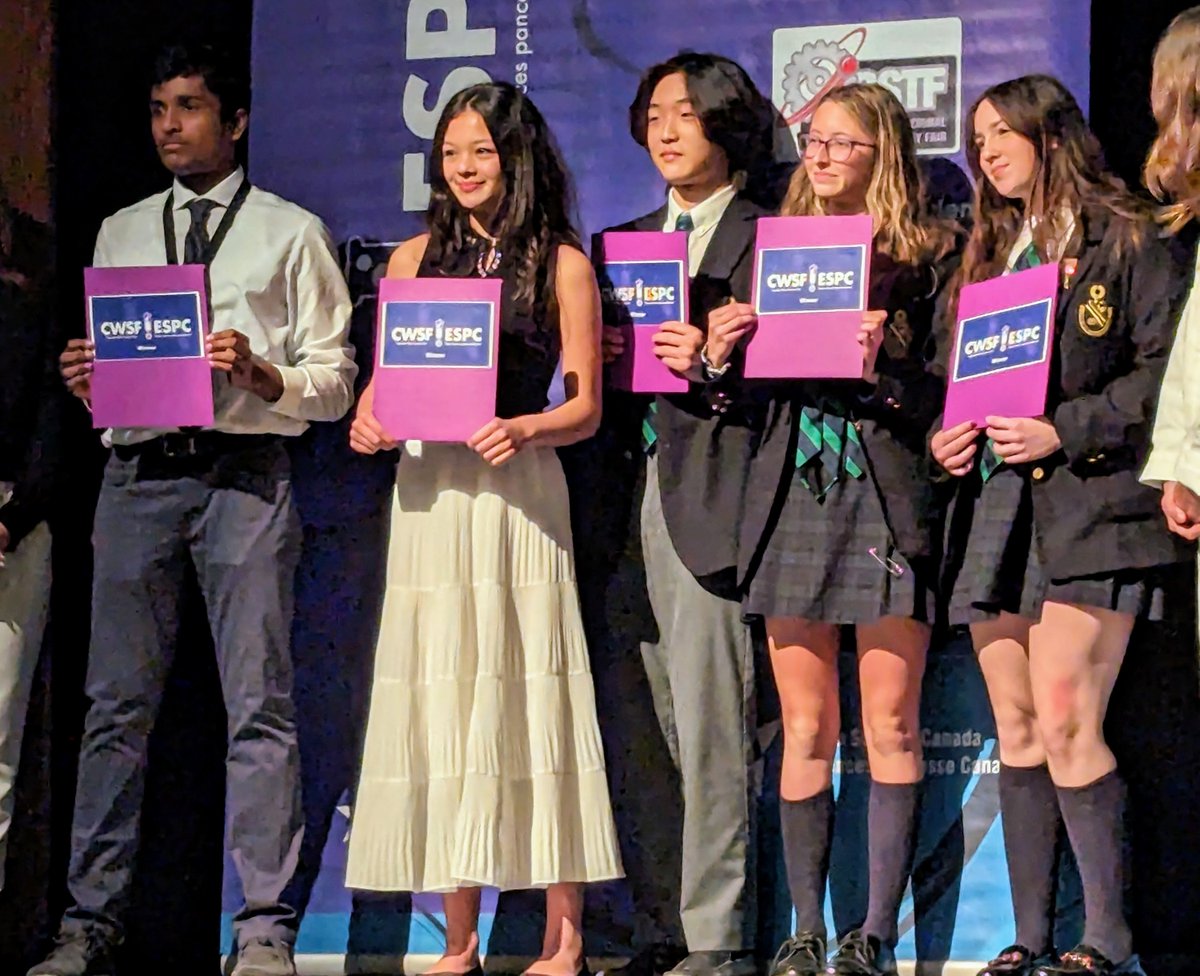 What a day! Senior School students recently participated in the Quinte Regional Science and Technology Fair. Congratulations to Gr. 10 students Ella, Grace &amp; Seol, who were selected as three of the top 5 students to represent Quinte at the Canada-Wide Science Fair this spring.