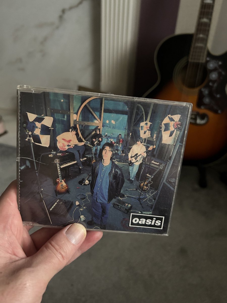 Giving this old boy a spin for the first time in years. Would be rude not to. #Oasis #Supersonic #30th