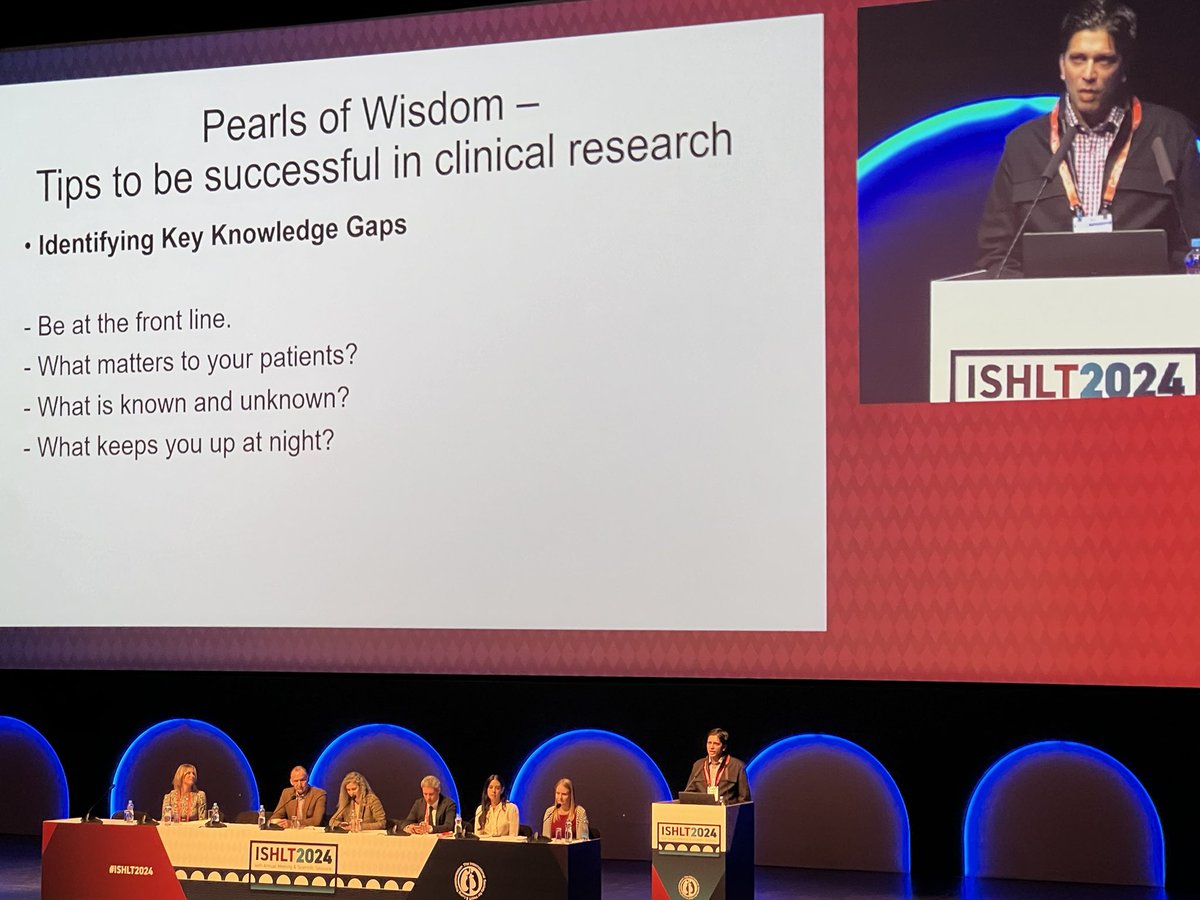 🙏 @ISHLT for inviting me to be among a ⭐️ panel discussing topics like - how to be a great educator, clinician , scientist , avoid burn out @DavePengMD @melissacousino @ACTION4HF @ScottAuerbachMD @PHTSociety @josephspinner @EstelaAzeka #ISHLT2024