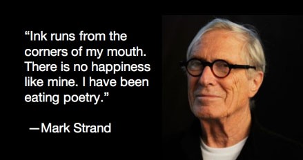 I love this exquisite #poem by  Pulitzer Prize-winning Poet Laureate, Mark Strand. Don't you? (April 11, 1834-November 29, 2014)
👉poetryfoundation.org/poets/mark-str… #PoetryMonth #poetrylovers #poetrycommunity #poets