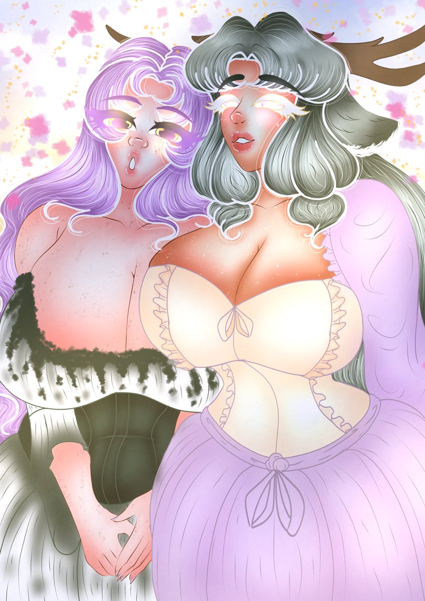 whimsicallyfae's tweet photo. ( ocs ft. @noobtart ‘s lilac 🤍 )

strawberries &amp; peaches , the outfit swap ! https://t.co/E5Lwol7QXa