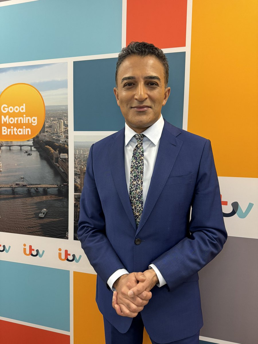 See you in the morning! 6am @gmb with @kategarraway . Hope you can pop by…