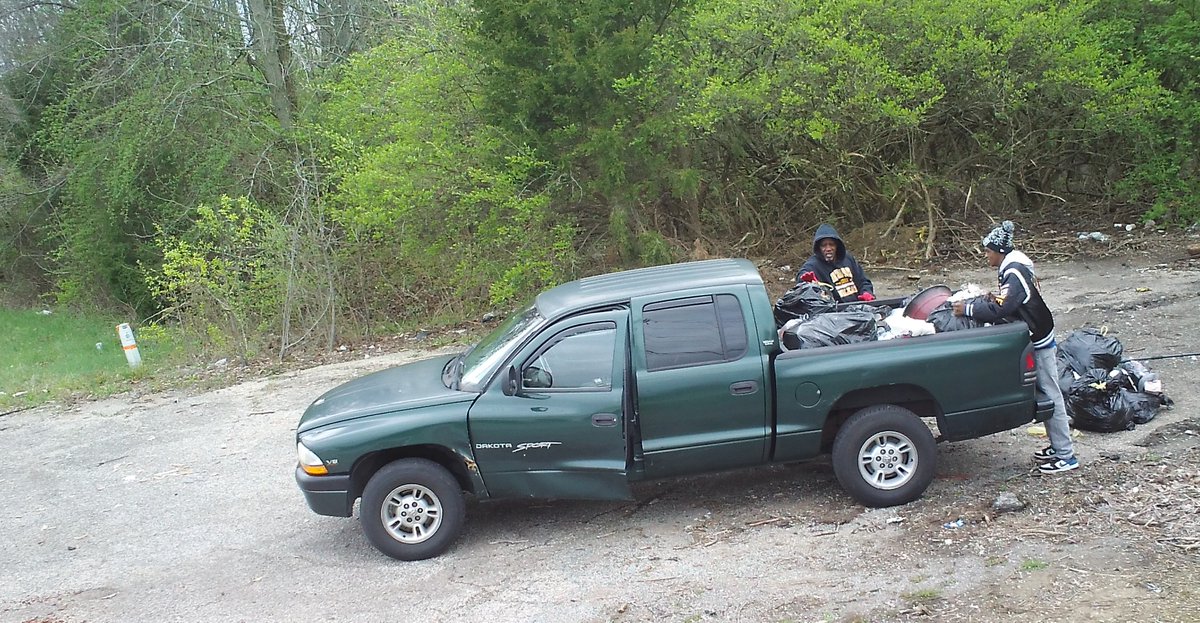 We need your help - again! These individuals dumped debris in the 8600 block of Cane Run Rd. If you have any identifying information, please message us or call 574-8116. TIA!